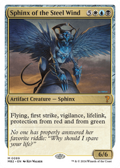 Sphinx of the Steel Wind (White Border) [Mystery Booster 2] | Lots Moore NSW