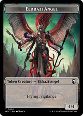 Eldrazi Angel // Copy Double-Sided Token [Modern Horizons 3 Commander Tokens] | Lots Moore NSW