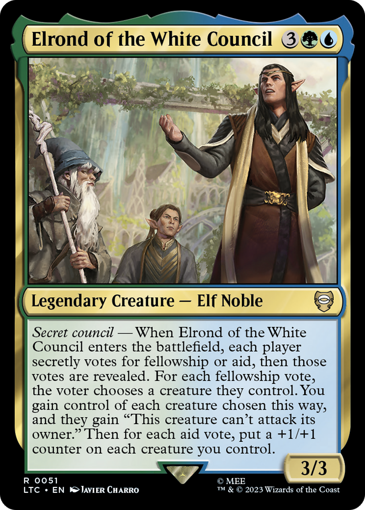 Elrond of the White Council [The Lord of the Rings: Tales of Middle-Earth Commander] | Lots Moore NSW