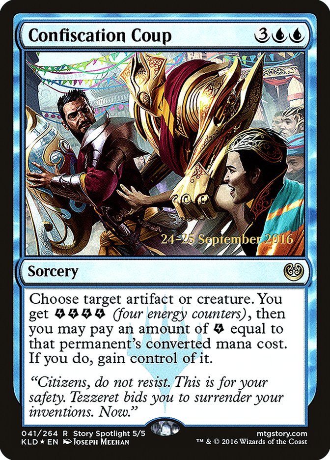 Confiscation Coup [Kaladesh Prerelease Promos] | Lots Moore NSW