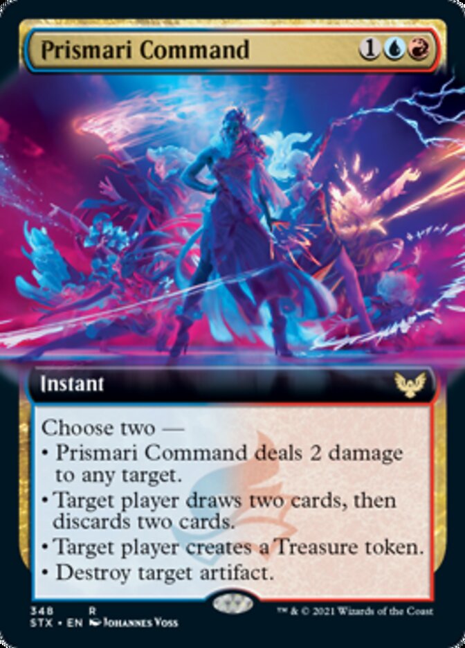 Prismari Command (Extended Art) [Strixhaven: School of Mages] | Lots Moore NSW