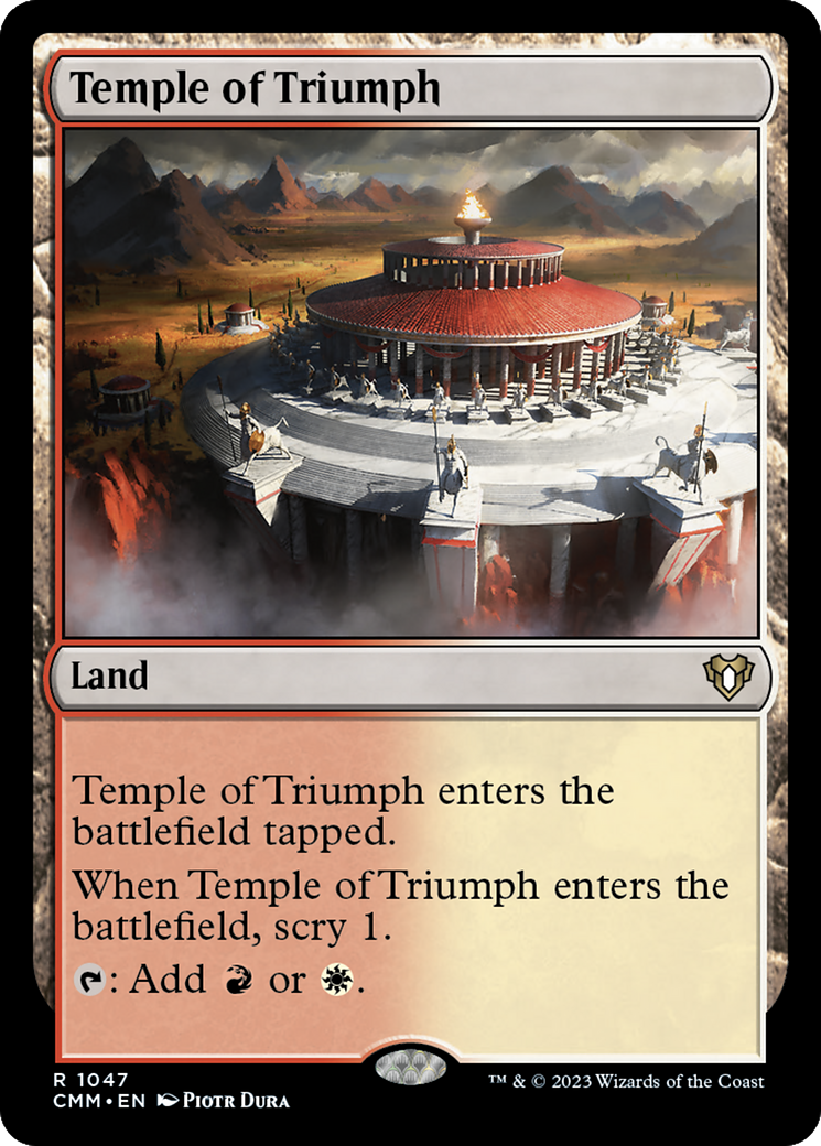 Temple of Triumph [Commander Masters] | Lots Moore NSW