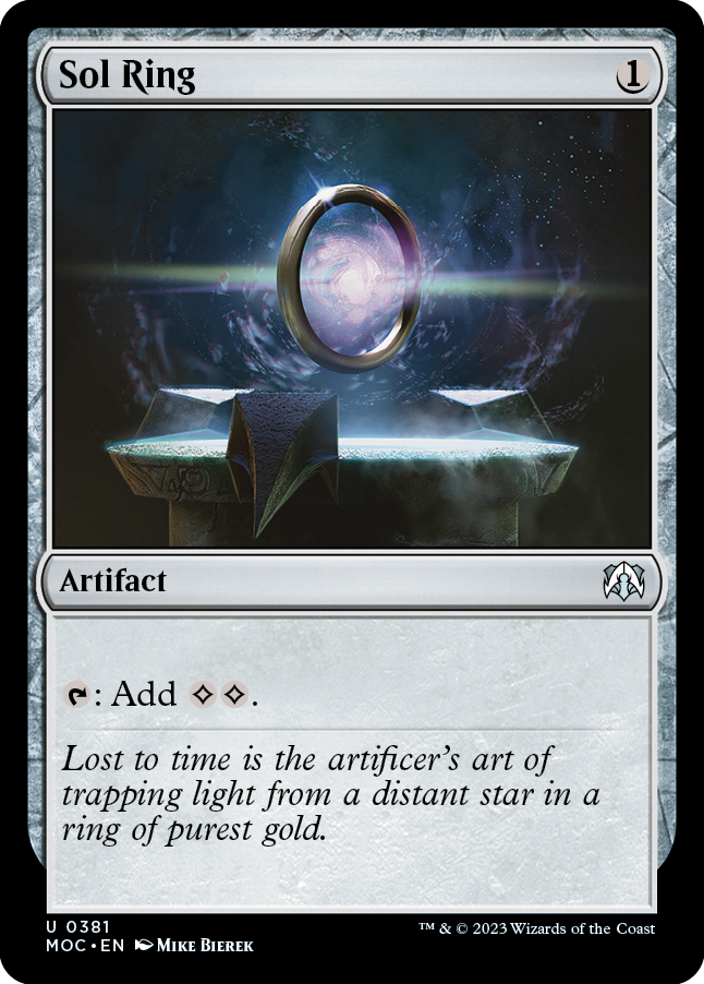 Sol Ring [March of the Machine Commander] | Lots Moore NSW