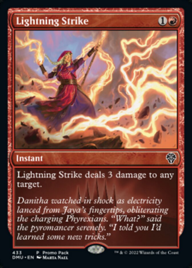 Lightning Strike (Promo Pack) [Dominaria United Promos] | Lots Moore NSW