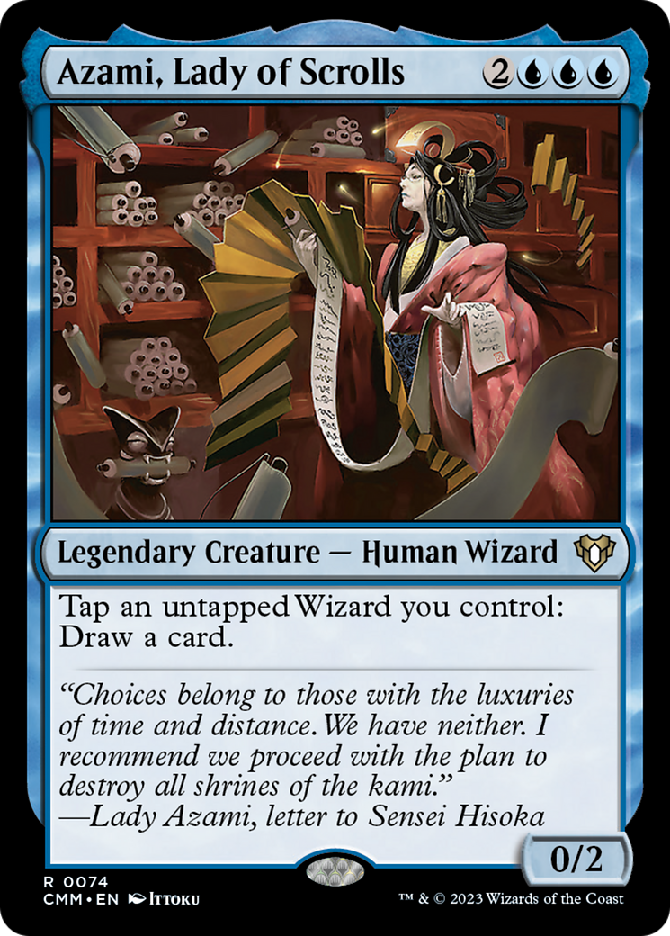 Azami, Lady of Scrolls [Commander Masters] | Lots Moore NSW