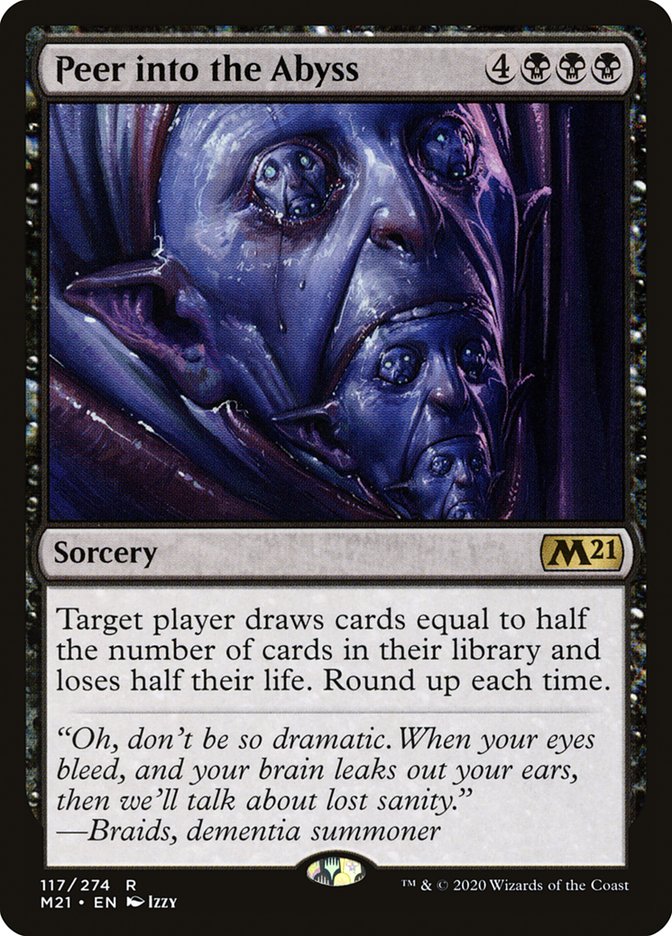 Peer into the Abyss [Core Set 2021] | Lots Moore NSW