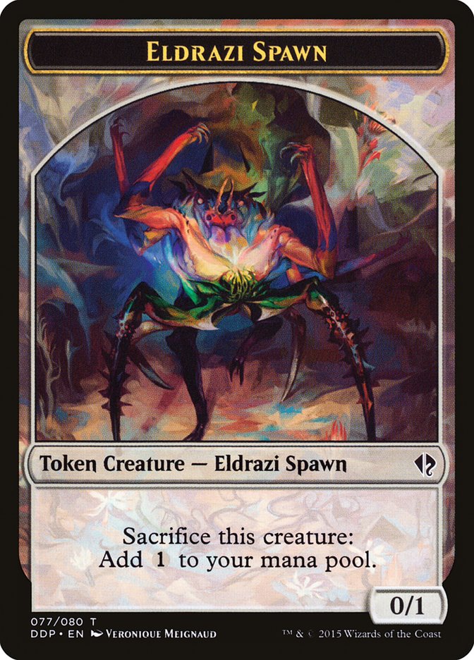 Eldrazi Spawn Token (077/080) [Duel Decks: Zendikar vs. Eldrazi] | Lots Moore NSW