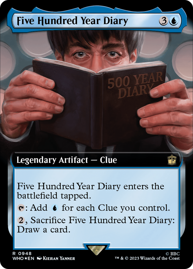 Five Hundred Year Diary (Extended Art) (Surge Foil) [Doctor Who] | Lots Moore NSW