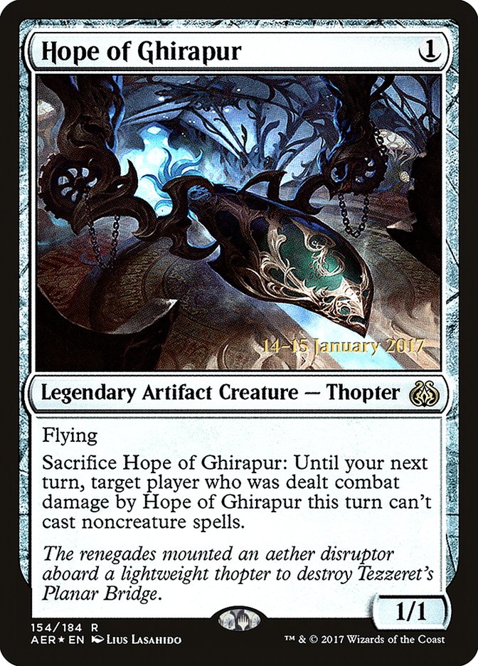 Hope of Ghirapur [Aether Revolt Prerelease Promos] | Lots Moore NSW