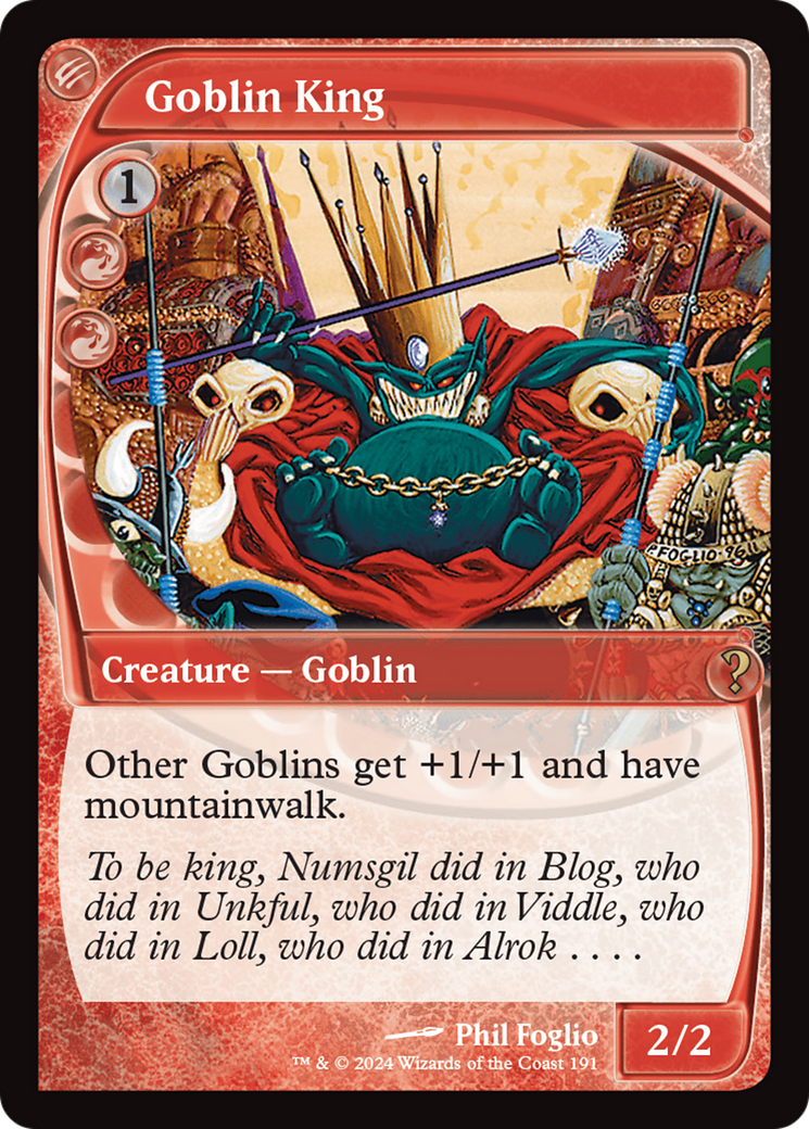 Goblin King (Future Sight) [Mystery Booster 2] | Lots Moore NSW