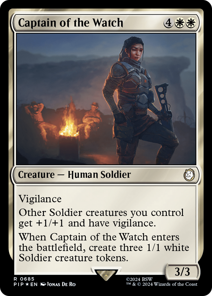 Captain of the Watch (Surge Foil) [Fallout] | Lots Moore NSW