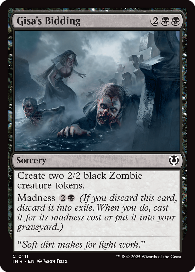 Gisa's Bidding [Innistrad Remastered] | Lots Moore NSW