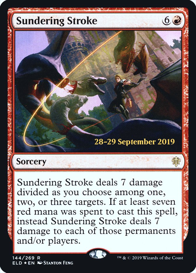 Sundering Stroke [Throne of Eldraine Prerelease Promos] | Lots Moore NSW