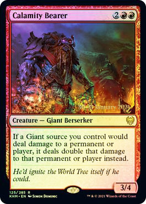 Calamity Bearer [Kaldheim Prerelease Promos] | Lots Moore NSW