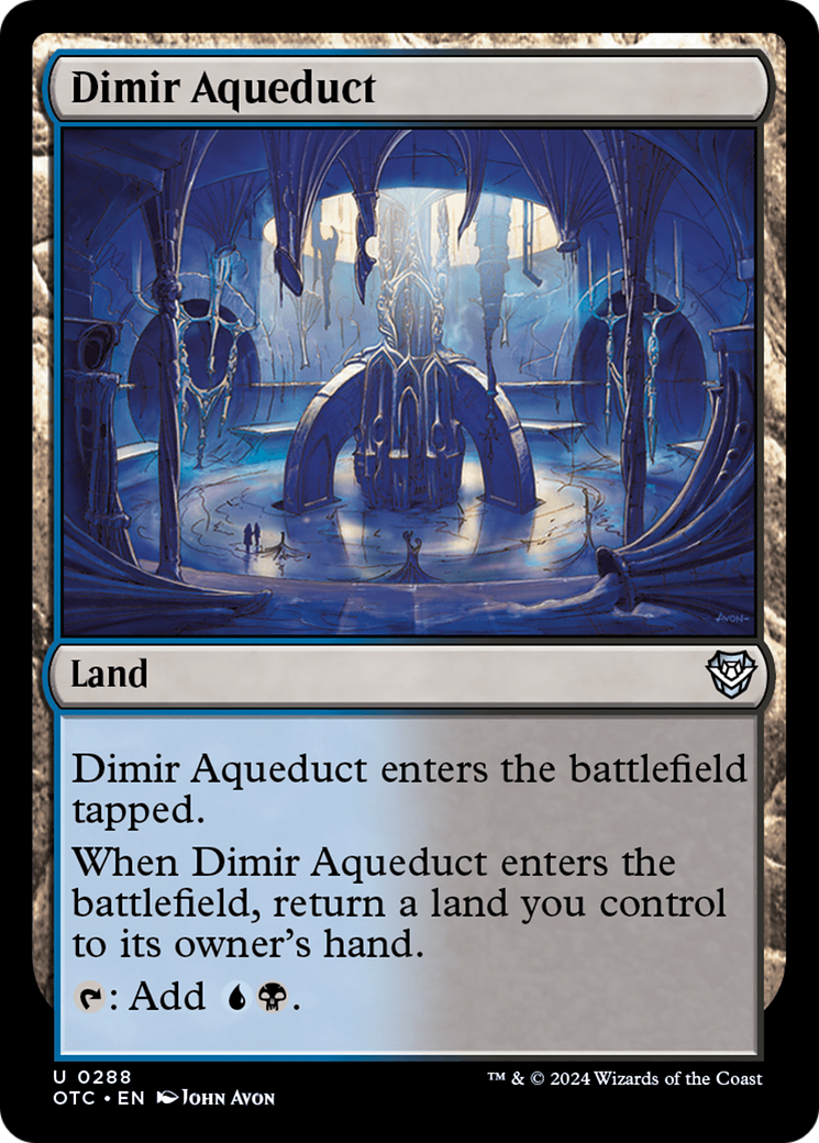 Dimir Aqueduct [Outlaws of Thunder Junction Commander] | Lots Moore NSW