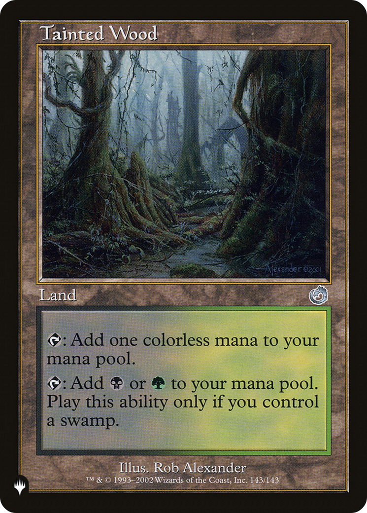 Tainted Wood [The List Reprints] | Lots Moore NSW