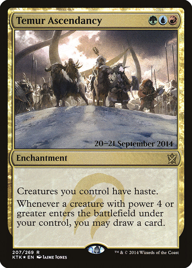Temur Ascendancy [Khans of Tarkir Prerelease Promos] | Lots Moore NSW