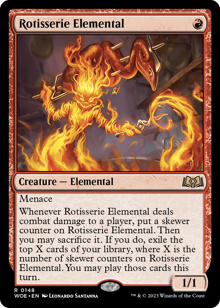 Rotisserie Elemental [Wilds of Eldraine] | Lots Moore NSW