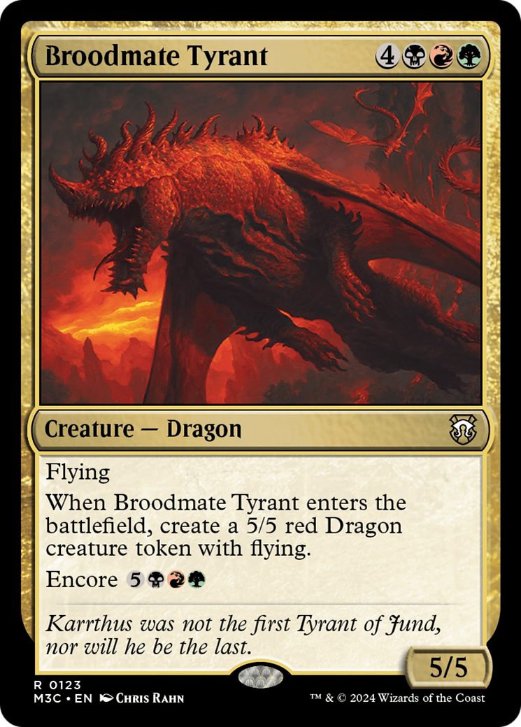 Broodmate Tyrant [Modern Horizons 3 Commander] | Lots Moore NSW