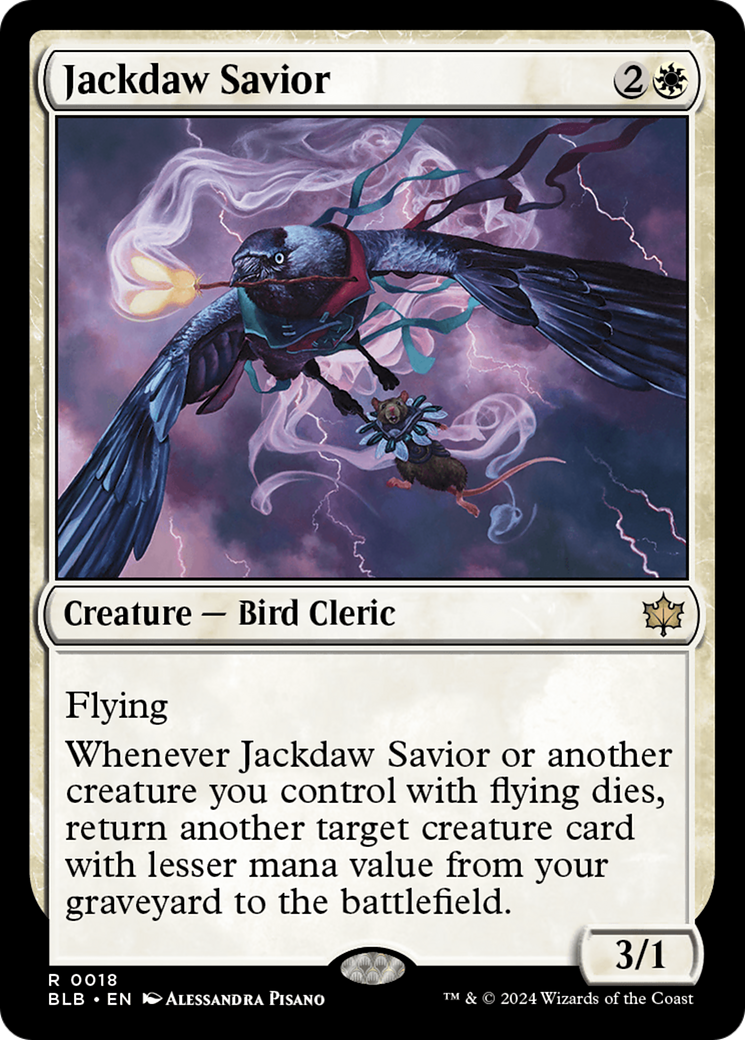 Jackdaw Savior [Bloomburrow] | Lots Moore NSW