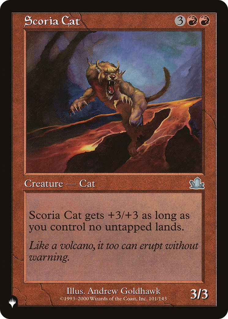 Scoria Cat [The List] | Lots Moore NSW