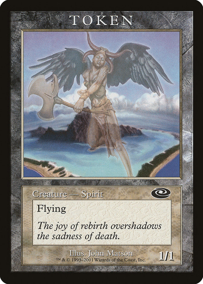 Spirit Token [Magic Player Rewards 2001] | Lots Moore NSW