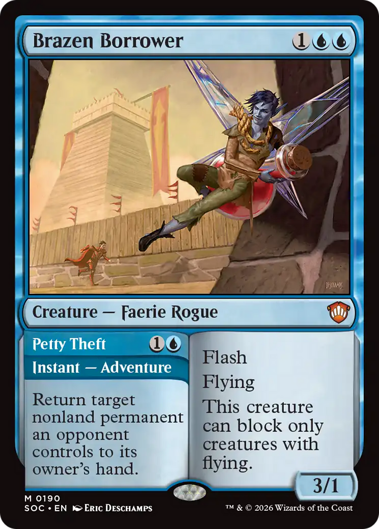 Brazen Borrower [Secrets of Strixhaven Commander] | Lots Moore NSW
