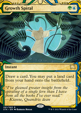 Growth Spiral (Foil Etched) [Strixhaven: School of Mages Mystical Archive] | Lots Moore NSW