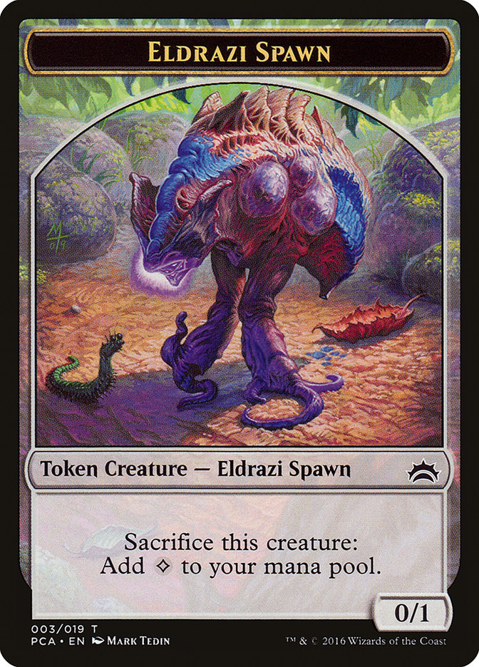 Eldrazi Spawn Token (003/019) [Planechase Anthology Tokens] | Lots Moore NSW