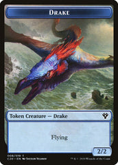 Human Soldier (005) // Drake Double-Sided Token [Commander 2020 Tokens] | Lots Moore NSW