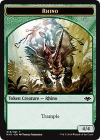 Rhino (013) // Spirit (016) Double-Sided Token [Modern Horizons Tokens] | Lots Moore NSW