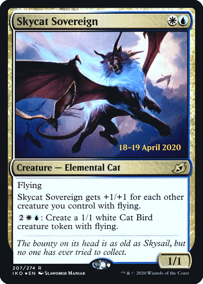Skycat Sovereign [Ikoria: Lair of Behemoths Prerelease Promos] | Lots Moore NSW