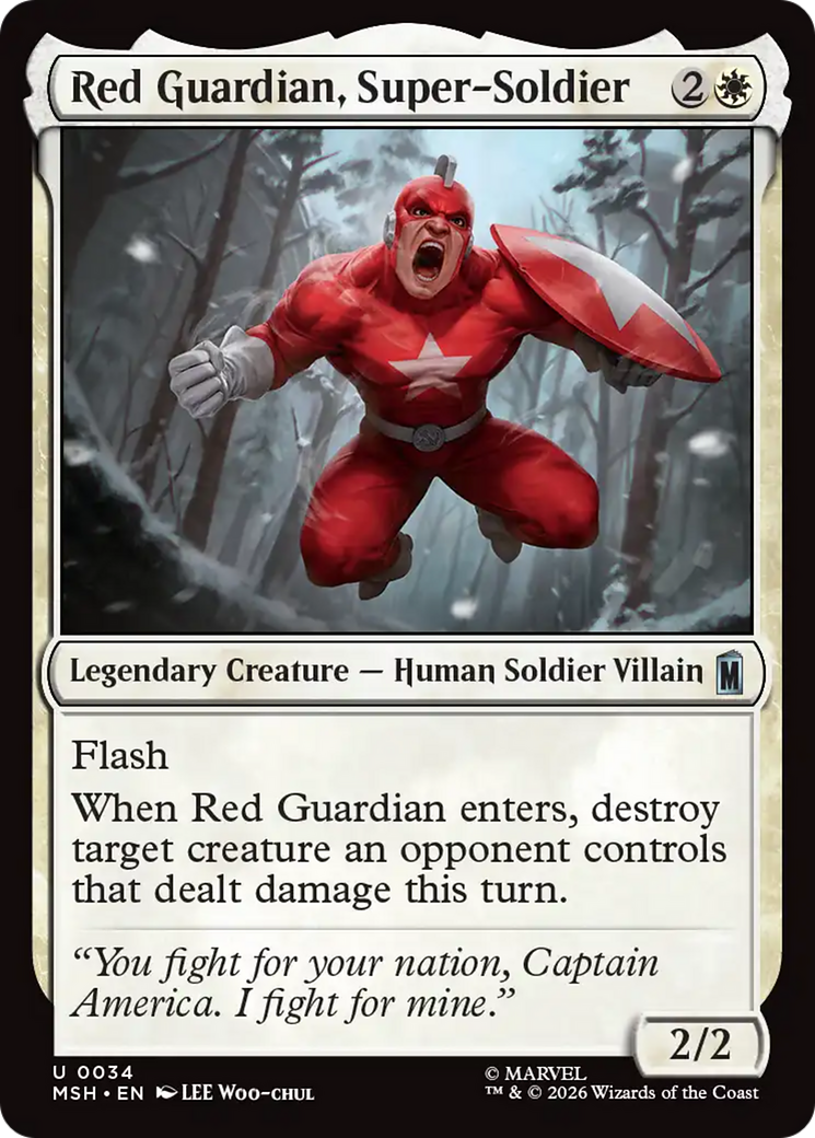 Red Guardian, Super-Soldier [Marvel Super Heroes] | Lots Moore NSW