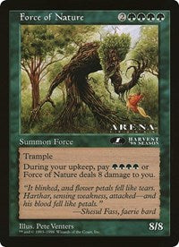 Force of Nature (Oversized) [Oversize Cards] | Lots Moore NSW