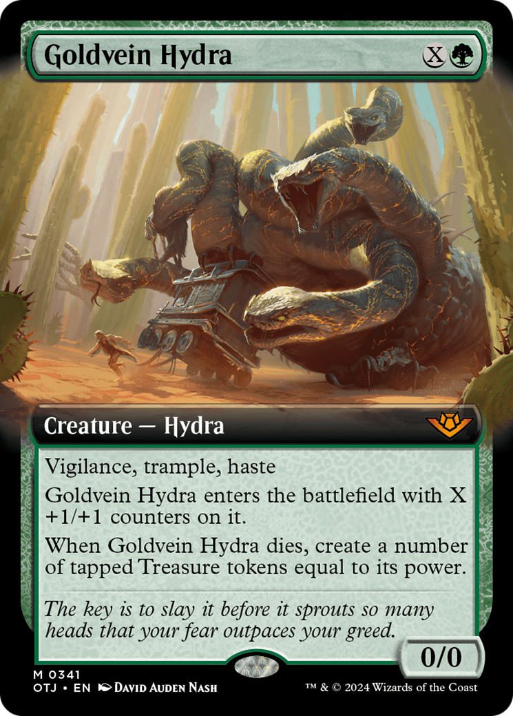 Goldvein Hydra (Extended Art) [Outlaws of Thunder Junction] | Lots Moore NSW