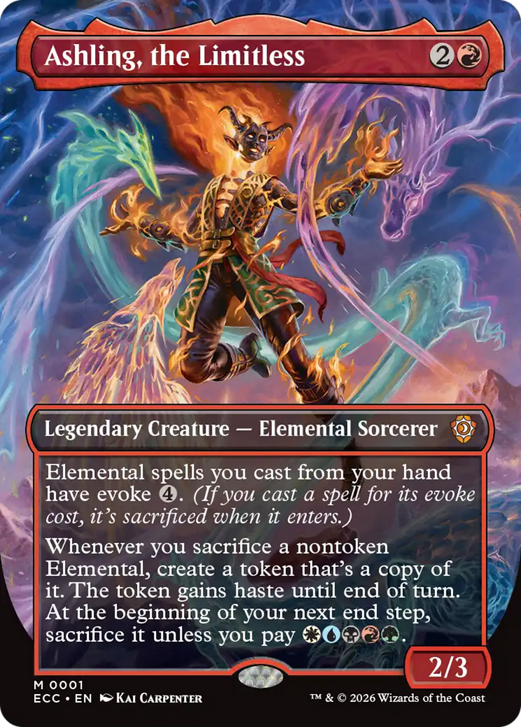 Ashling, the Limitless (Borderless) [Lorwyn Eclipsed Commander] | Lots Moore NSW