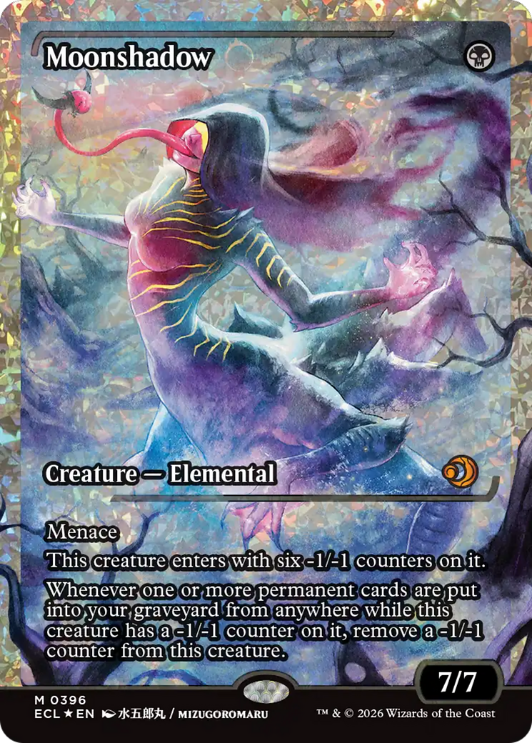 Moonshadow (0396) (Showcase) (Fracture Foil) [Lorwyn Eclipsed] | Lots Moore NSW
