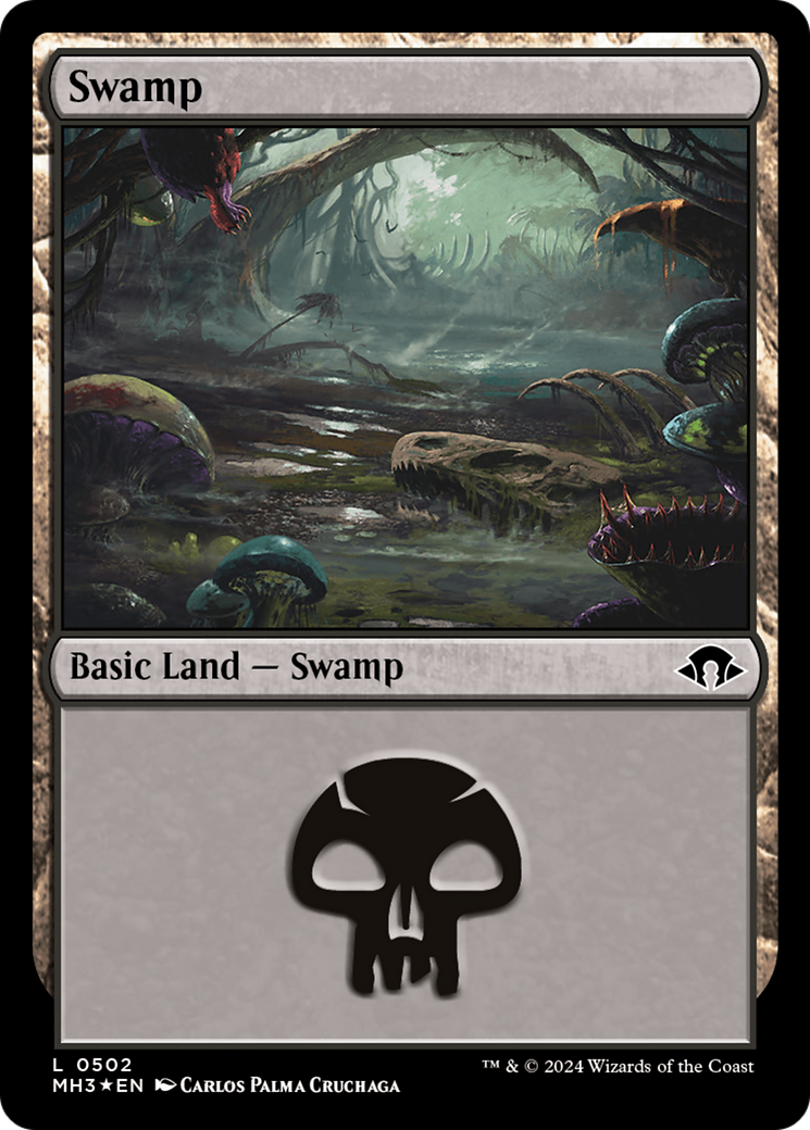 Swamp (0502) (Ripple Foil) [Modern Horizons 3] | Lots Moore NSW