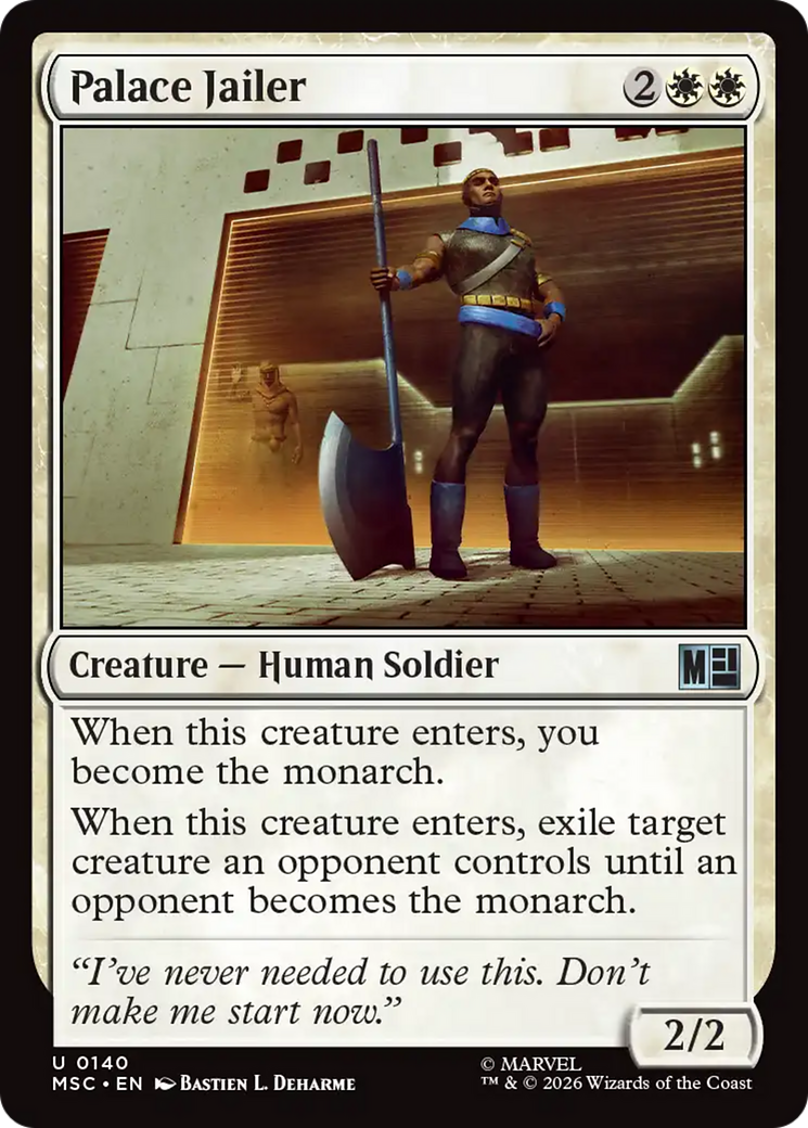 Palace Jailer (Surge Foil) [Marvel Super Heroes Commander] | Lots Moore NSW