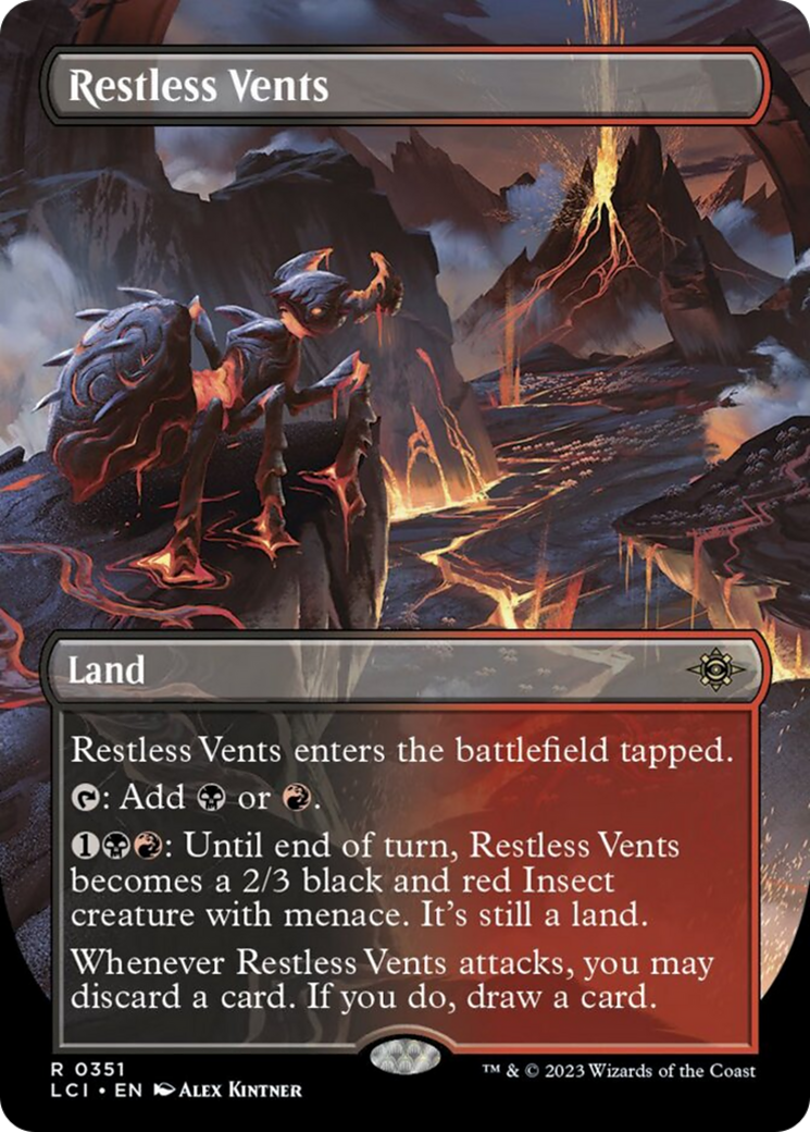 Restless Vents (Borderless) [The Lost Caverns of Ixalan] | Lots Moore NSW