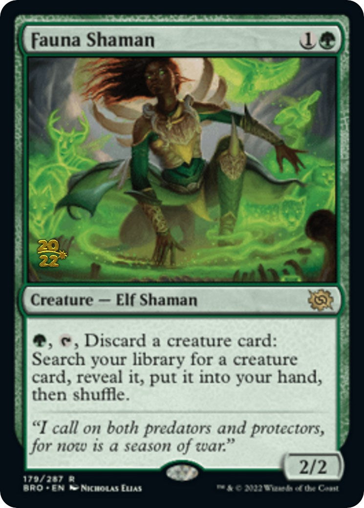 Fauna Shaman [The Brothers' War Prerelease Promos] | Lots Moore NSW