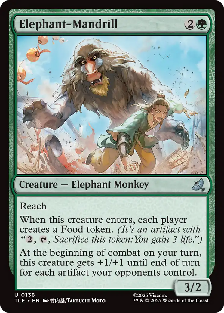 Elephant-Mandrill [Avatar: The Last Airbender: Eternal-Legal] | Lots Moore NSW