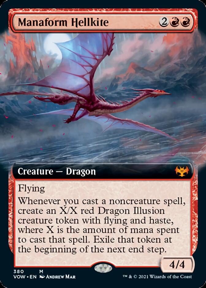 Manaform Hellkite (Extended Art) [Innistrad: Crimson Vow] | Lots Moore NSW