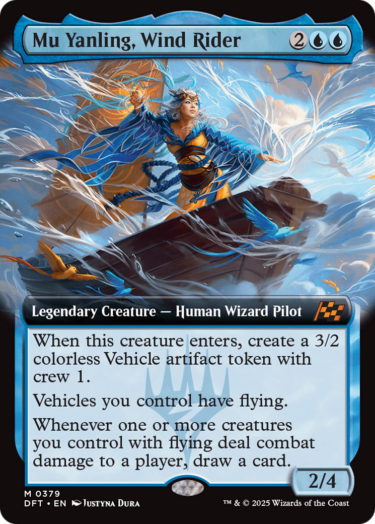Mu Yanling, Wind Rider (Extended Art) [Aetherdrift] | Lots Moore NSW