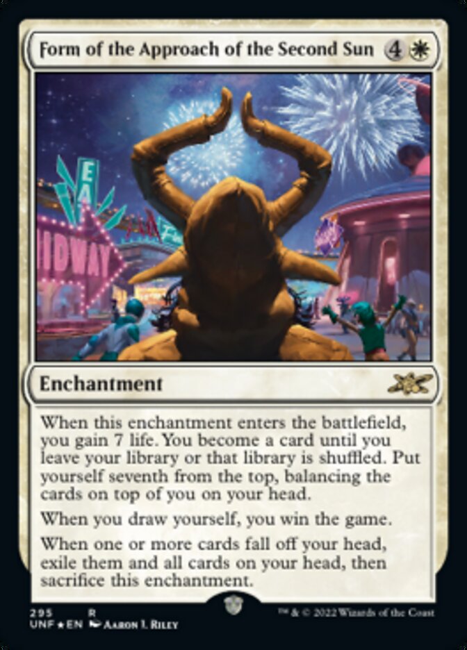 Form of the Approach of the Second Sun (Galaxy Foil) [Unfinity] | Lots Moore NSW