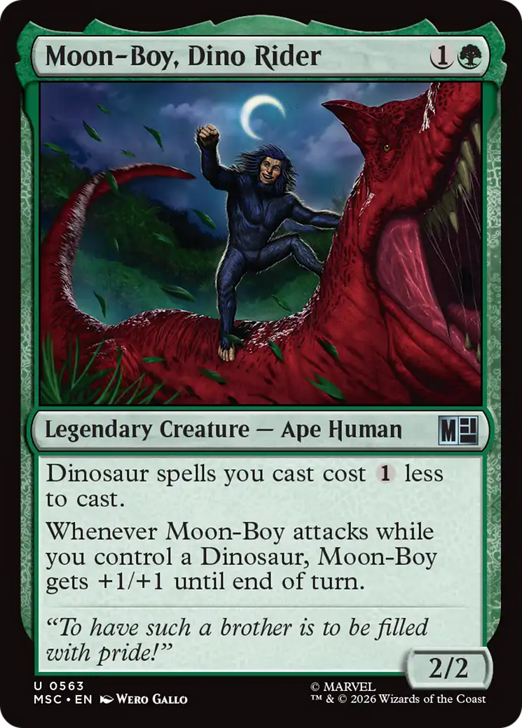 Moon-Boy, Dino Rider [Marvel Super Heroes Commander] | Lots Moore NSW