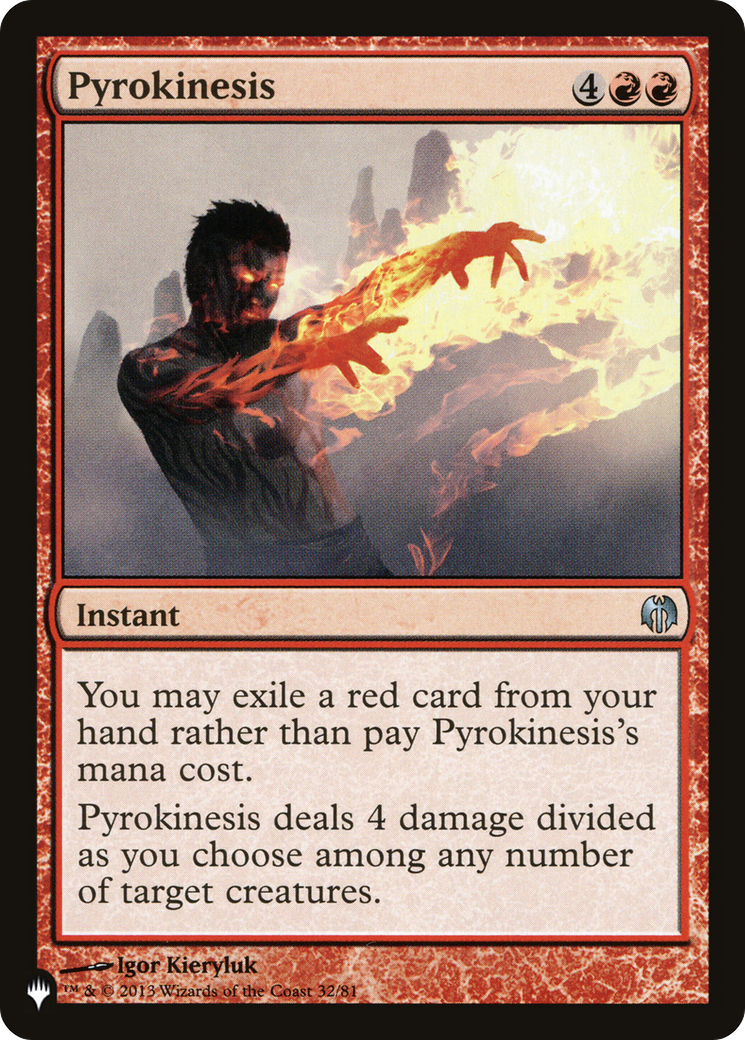 Pyrokinesis [The List] | Lots Moore NSW