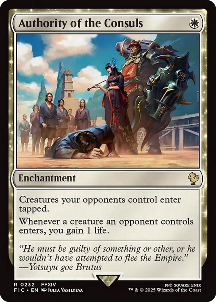 Authority of the Consuls [FINAL FANTASY Commander] | Lots Moore NSW