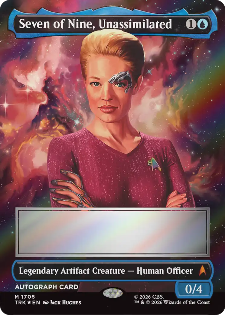 Seven of Nine, Unassimilated (Borderless) (Signed) [Star Trek] | Lots Moore NSW