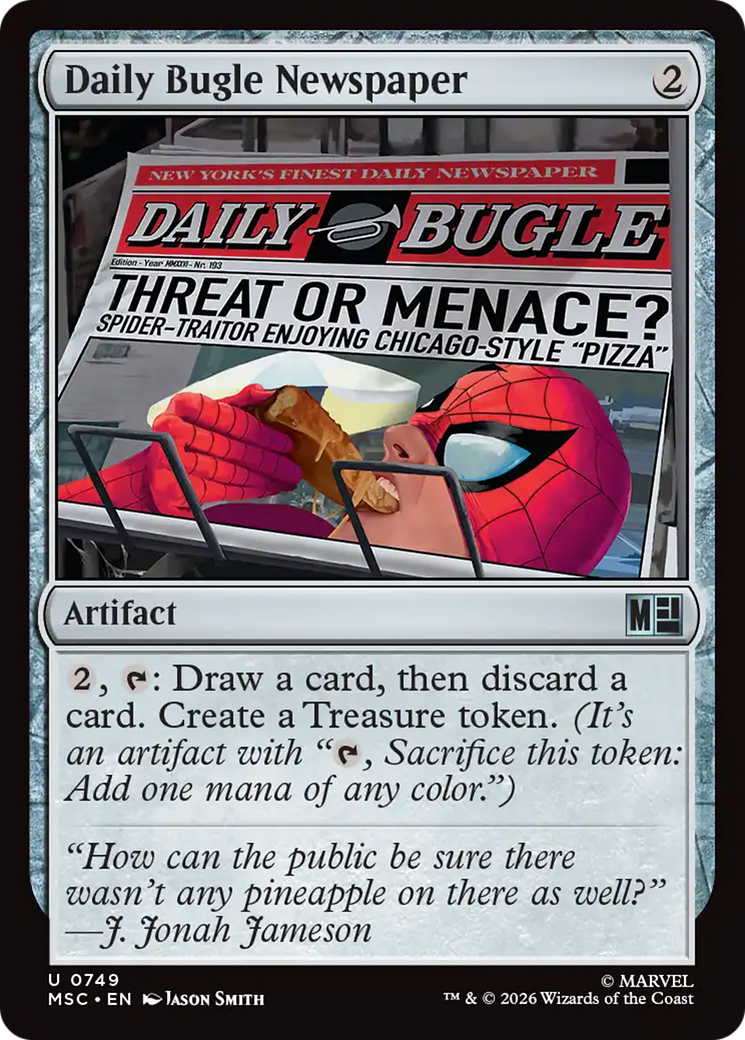 Daily Bugle Newspaper [Marvel Super Heroes Commander] | Lots Moore NSW